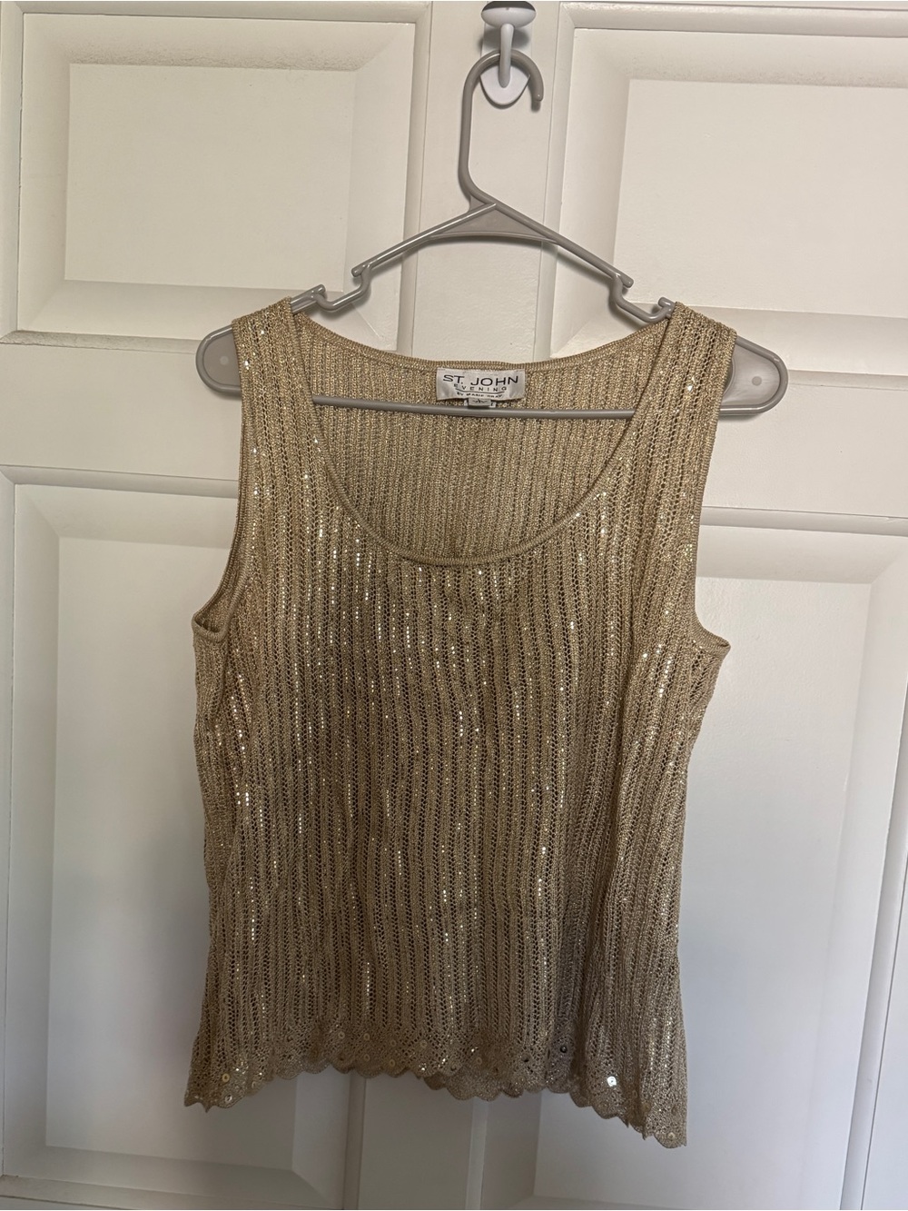 St. John Evening sleeveless top